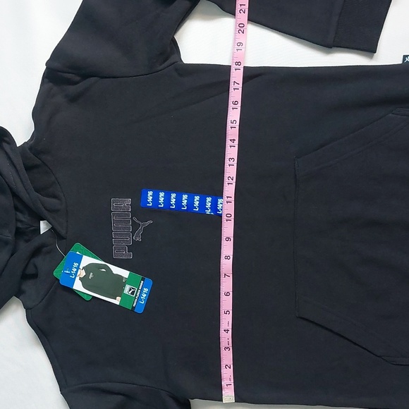 Puma youth boys fleece hoodie Sweatshirt  L 14/16 - Picture 6 of 10